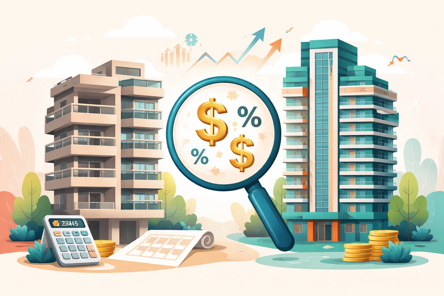 Infographic comparing older and harmonised Singapore condos, showing property value and space efficiency differences