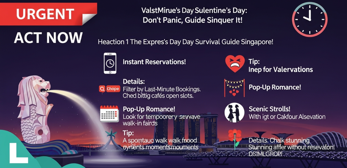 Last-Minute Valentine’s Day Singapore 2026: Your Survival Guide for Spontaneous Romance