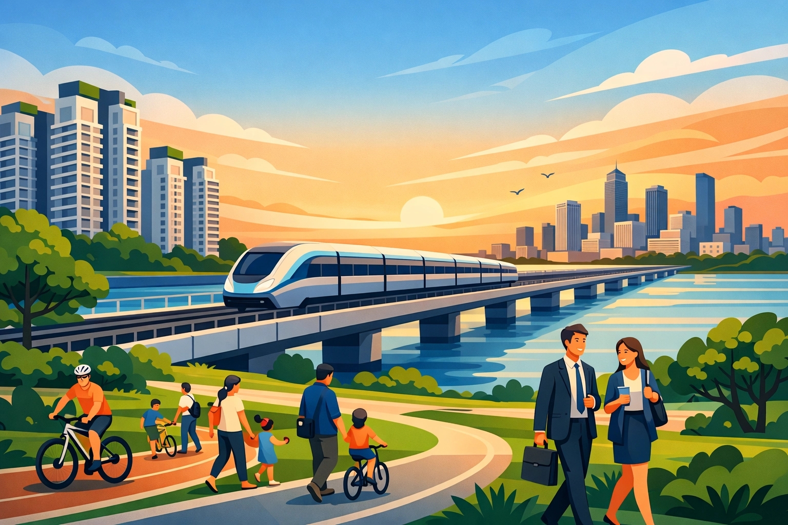 Woodlands Singapore RTS Link connectivity improving rental value 2026