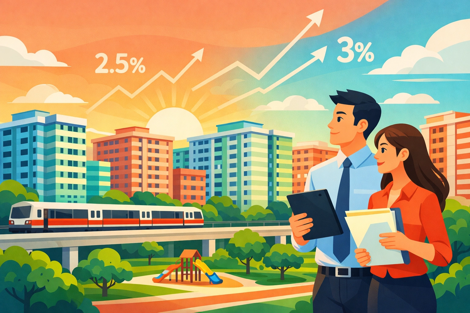 Singapore HDB rental market 2026 showing affordable neighborhoods for tenants