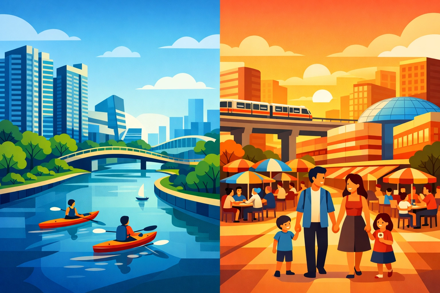 Punggol and Tampines value neighborhoods comparison for Singapore renters