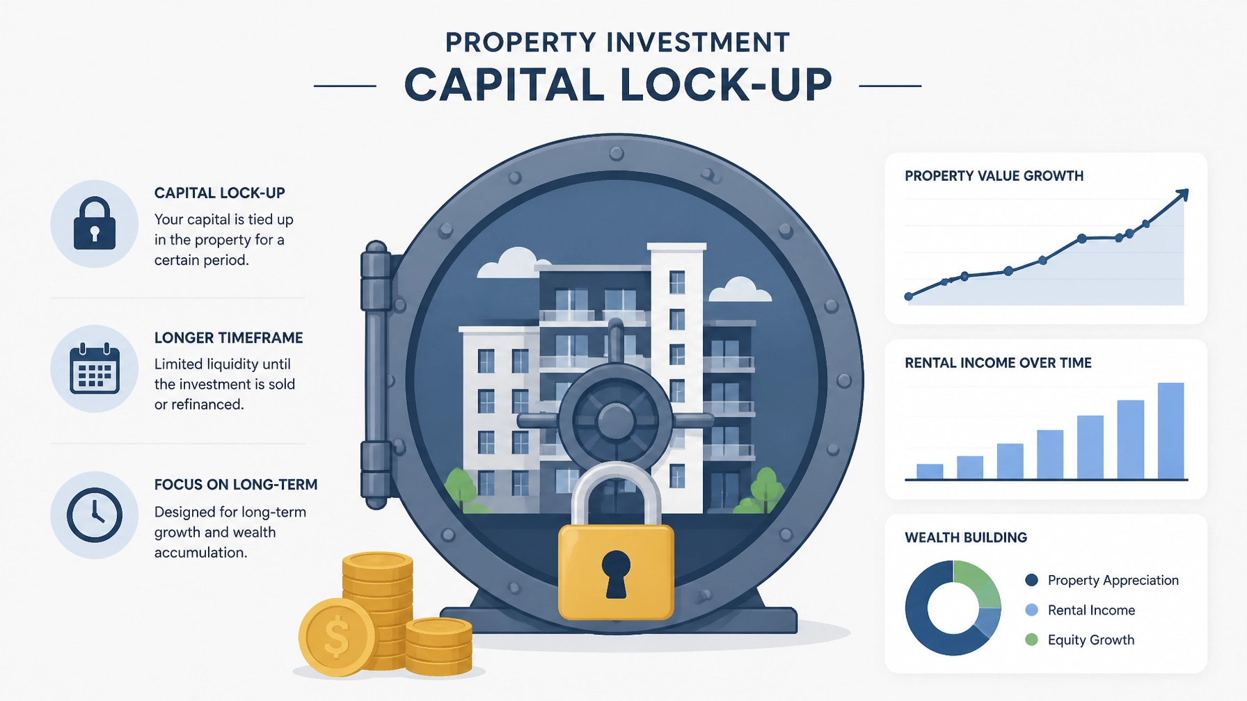 Capital lock-up and exit liquidity