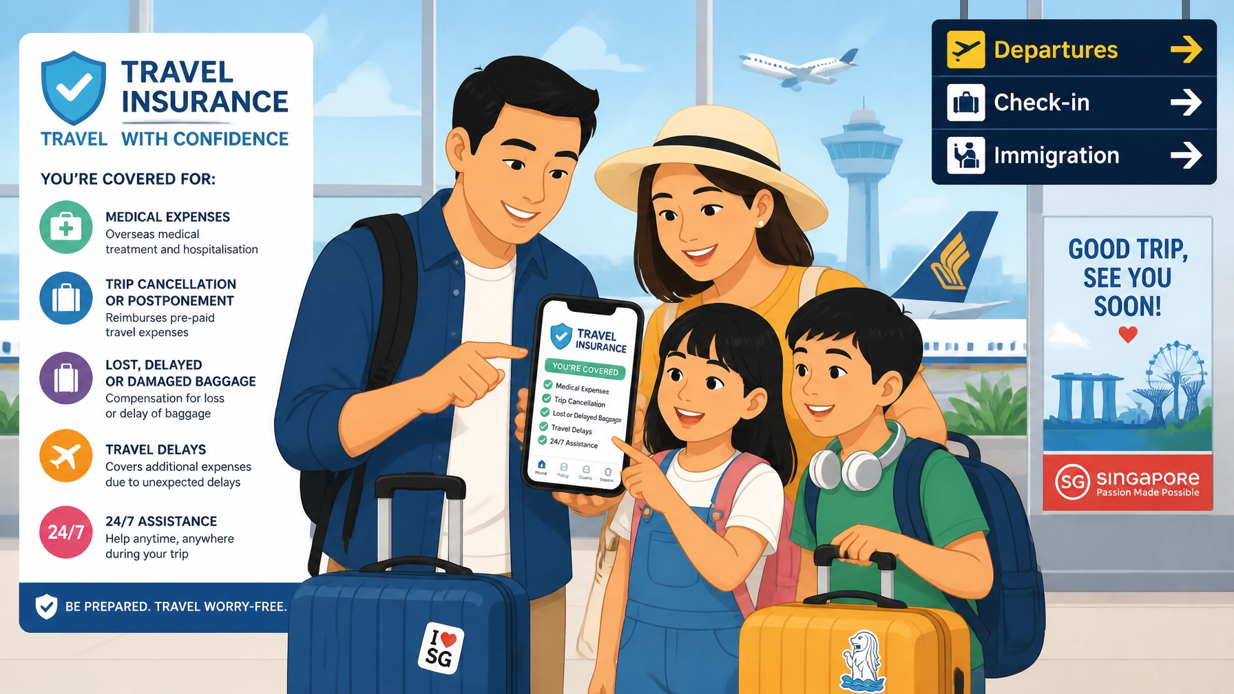 Singapore Family Airport Travel Insurance