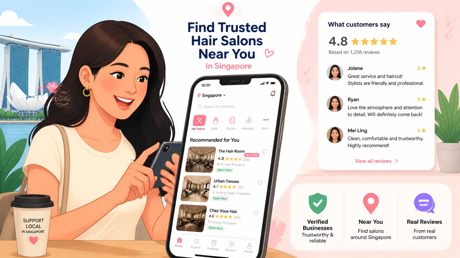 Browsing Local Services on Smartphone